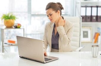 Gejala osteochondrosis tulang belakang serviks